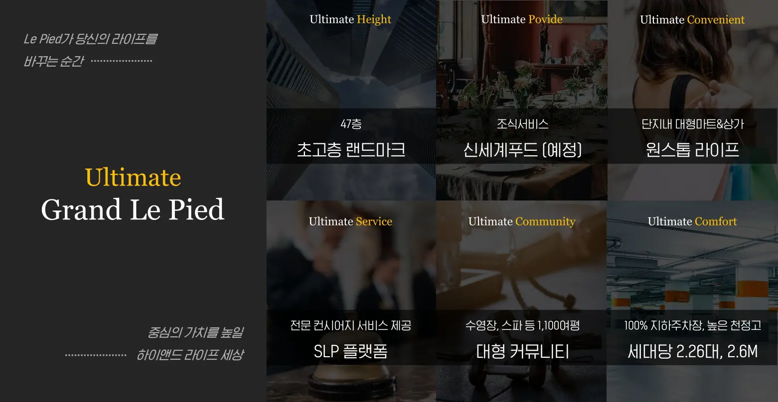 대전 둔산 그랑르피에드 단지안내